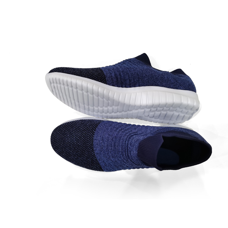 Kiinassa suositut uusimmat muoti Slip-On neulotut tennarit halvat urheilujuoksukengät