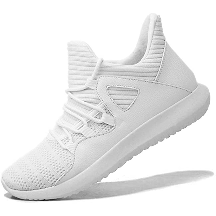 China Fashion Style Unisex yangaphandle Knit Lace-up Zapatos Ukuhamba Casual Ukubaleka izihlangu