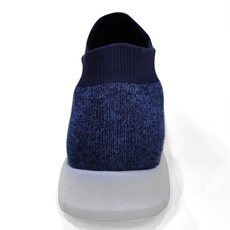 Kiinassa suositut uusimmat muoti Slip-On neulotut tennarit halvat urheilujuoksukengät