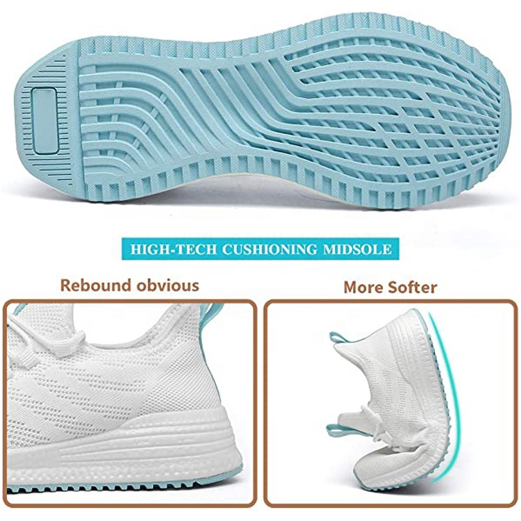 China Hot Sale Fashion Style Zapatillas Mesh Running Shoes Murah Pria Wanita Sneakers Casual