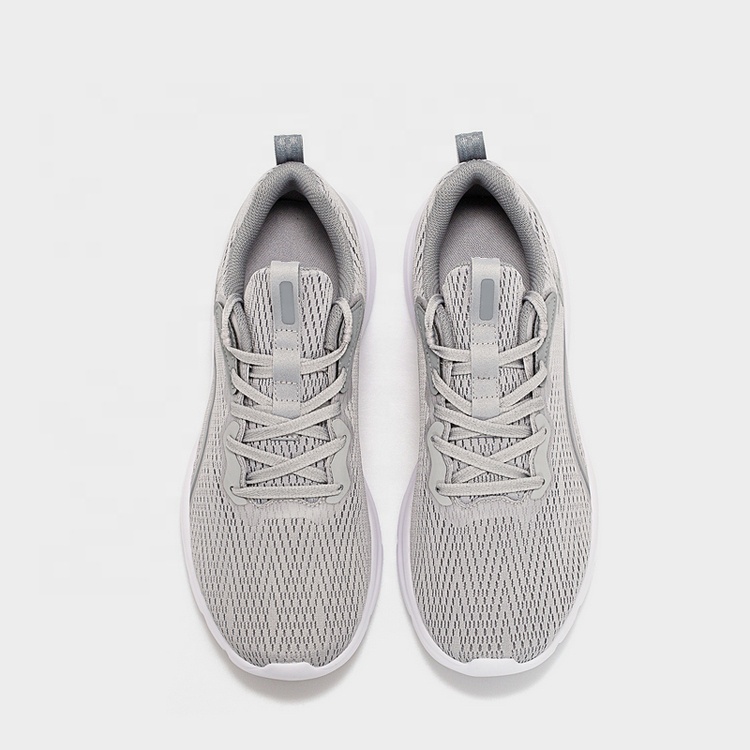 China Custom Brand Lace-up Knit Breathable Lightweight Comfortable Running Shoes Men