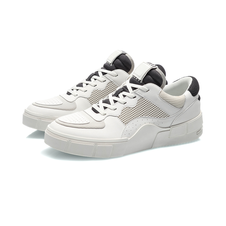 Custom Brand Outdoor Walking Low Upper Breathable White Sports Shoes Sneakers Men