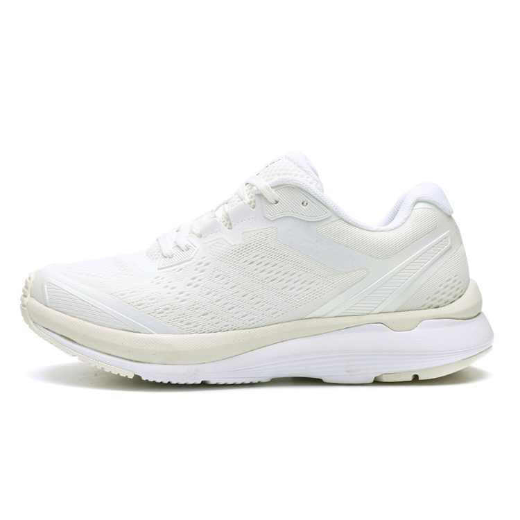 ประเทศจีนสไตล์เรียบง่ายซัพพลายเออร์ที่กำหนดเอง BSCI MD ยางสีขาวแฟชั่นล่าสุดตาข่ายรองเท้าลำลองผู้หญิงรองเท้าวิ่ง