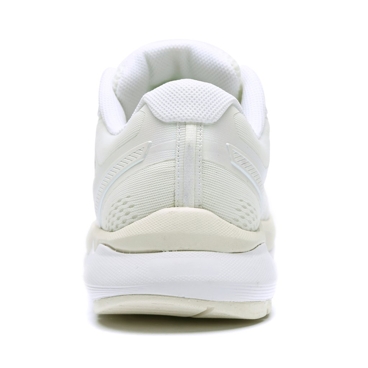 ประเทศจีนสไตล์เรียบง่ายซัพพลายเออร์ที่กำหนดเอง BSCI MD ยางสีขาวแฟชั่นล่าสุดตาข่ายรองเท้าลำลองผู้หญิงรองเท้าวิ่ง