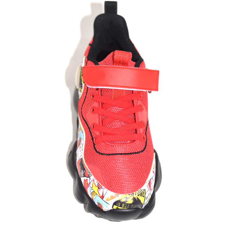 Gwneuthurwr Tsieina Cyfanwerthu Bachgen Merch Ysgafn Cyfforddus Achlysurol Plant Esgidiau Chwaraeon Awyr Agored